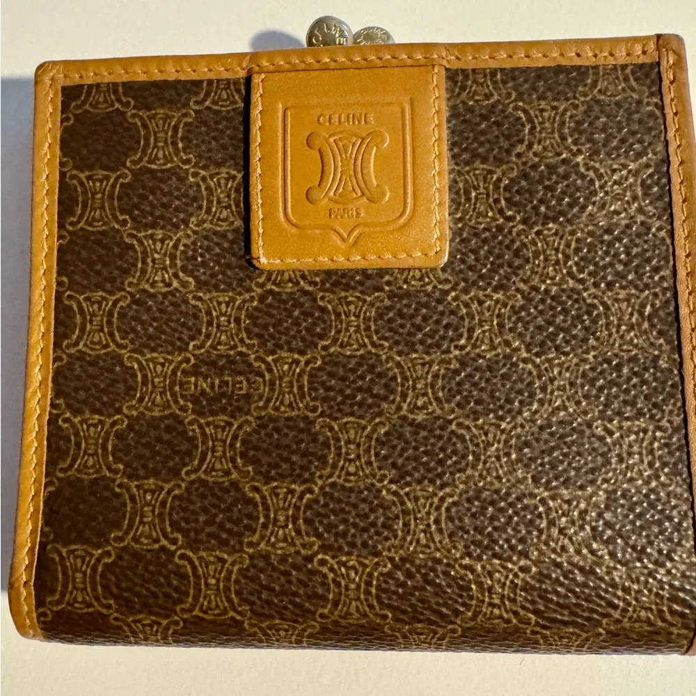 Vintage Celine Macadam Patterned Crossbody Bag and Wallet Set - Picture 10 of 14